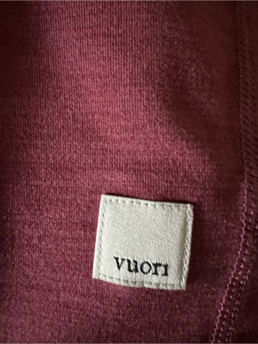 VUORI 1/2 Zip Crescent Rose Long
Sleeve Pullover Top - Picture 4 of 5